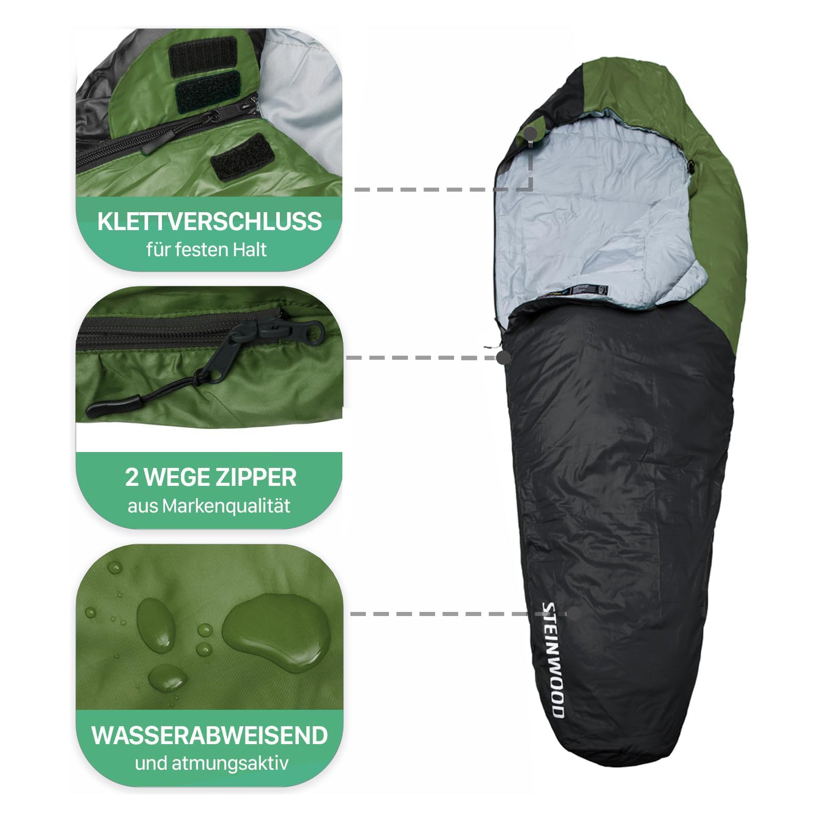 steinwood premium schlafsack Sommerschlafsack Ultra Light – Steinwood
