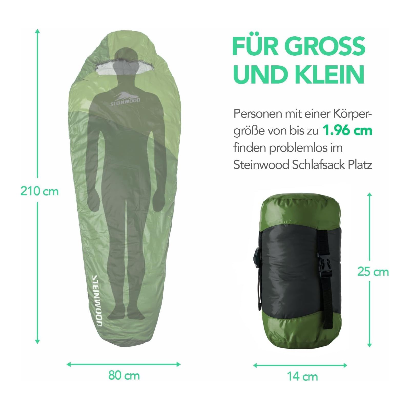 schlafsack light Sommerschlafsack Ultra Light – Steinwood