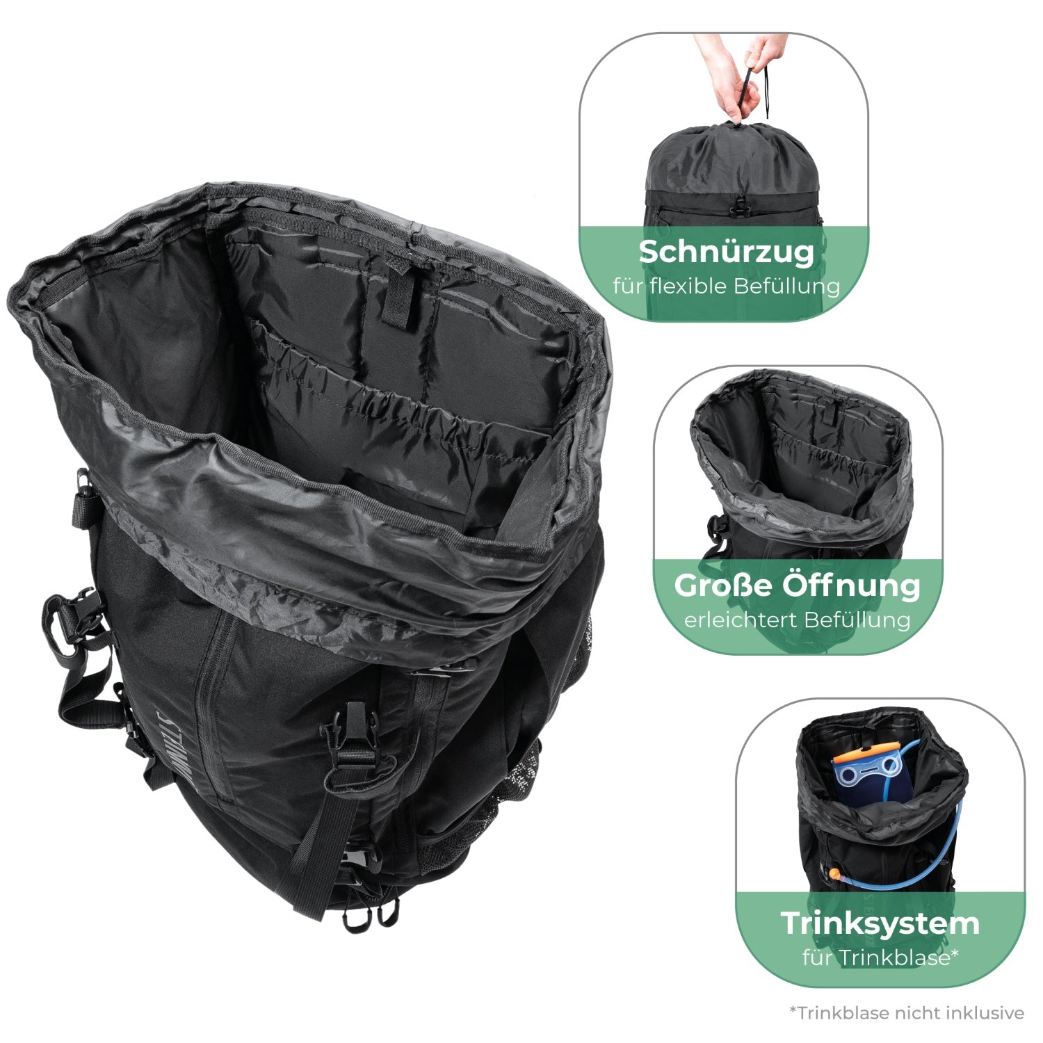 rocktrail wanderrucksack Steinwood Trekkingrucksack 70L