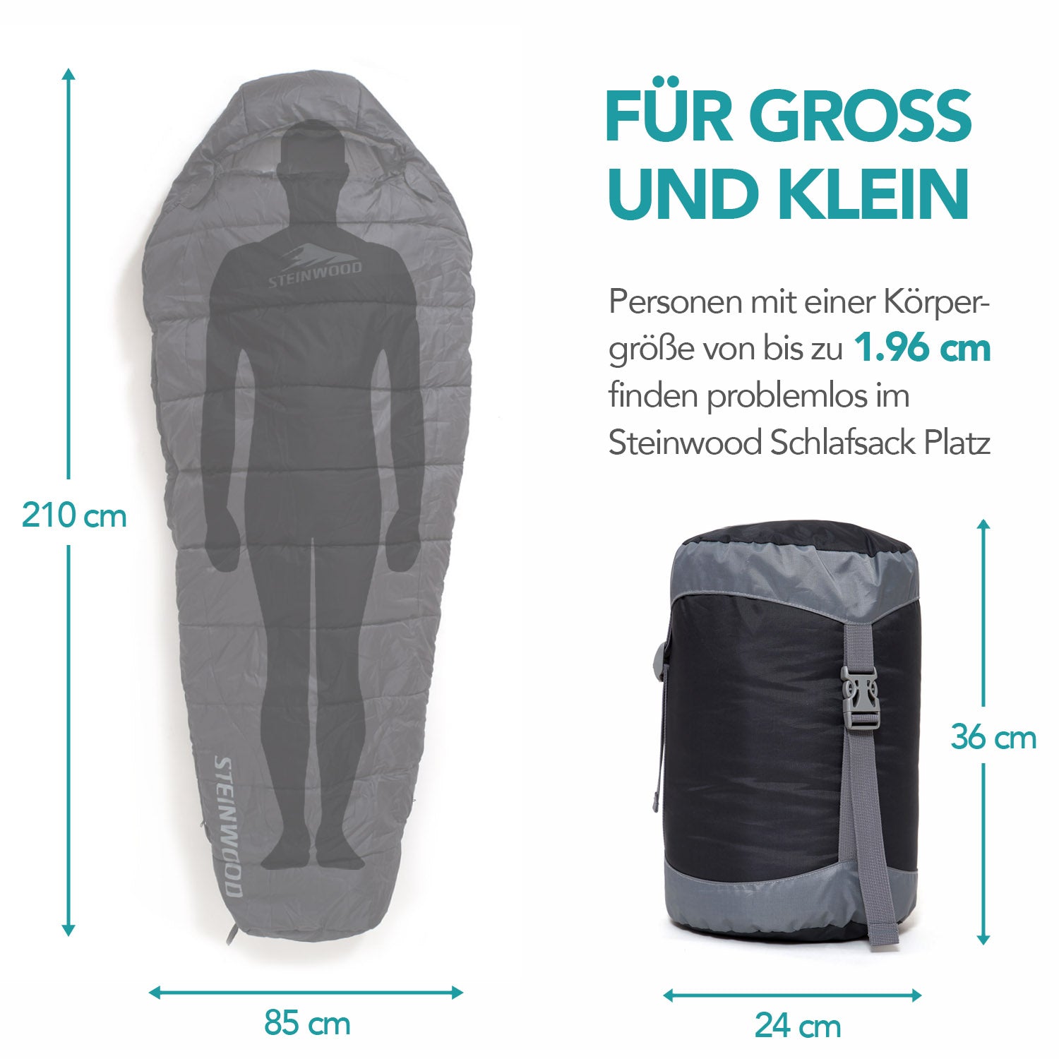 morgenstern schlafsack Schlafsack Kompakt 3-4 Season