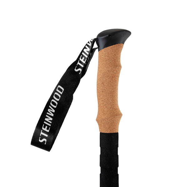 Wanderstöcke Handschlaufen Schwarz (Paar)